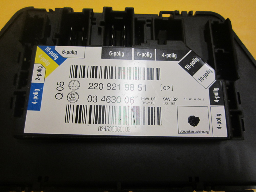 Mercedes Benz Seat Switch 2208211985 Used Auto Parts Mercedes Benz Used Parts BMW Used