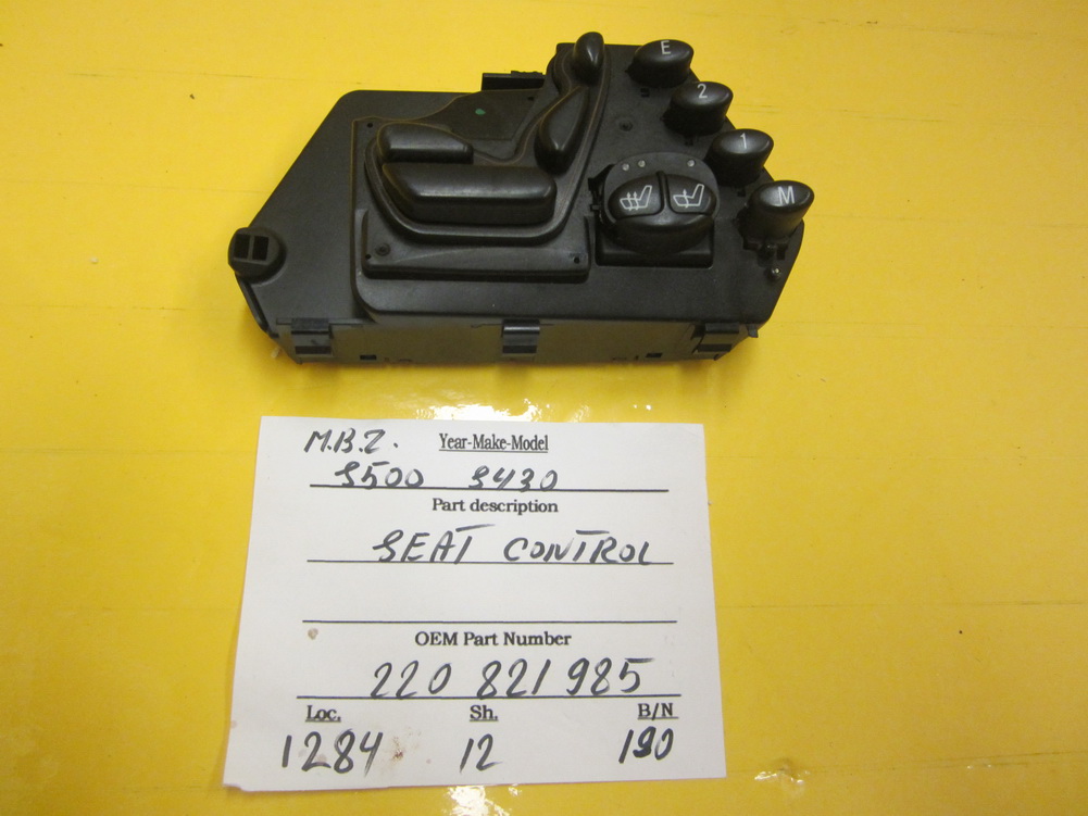 Mercedes Benz Seat Switch 2208211985 Used Auto Parts Mercedes Benz Used Parts BMW Used