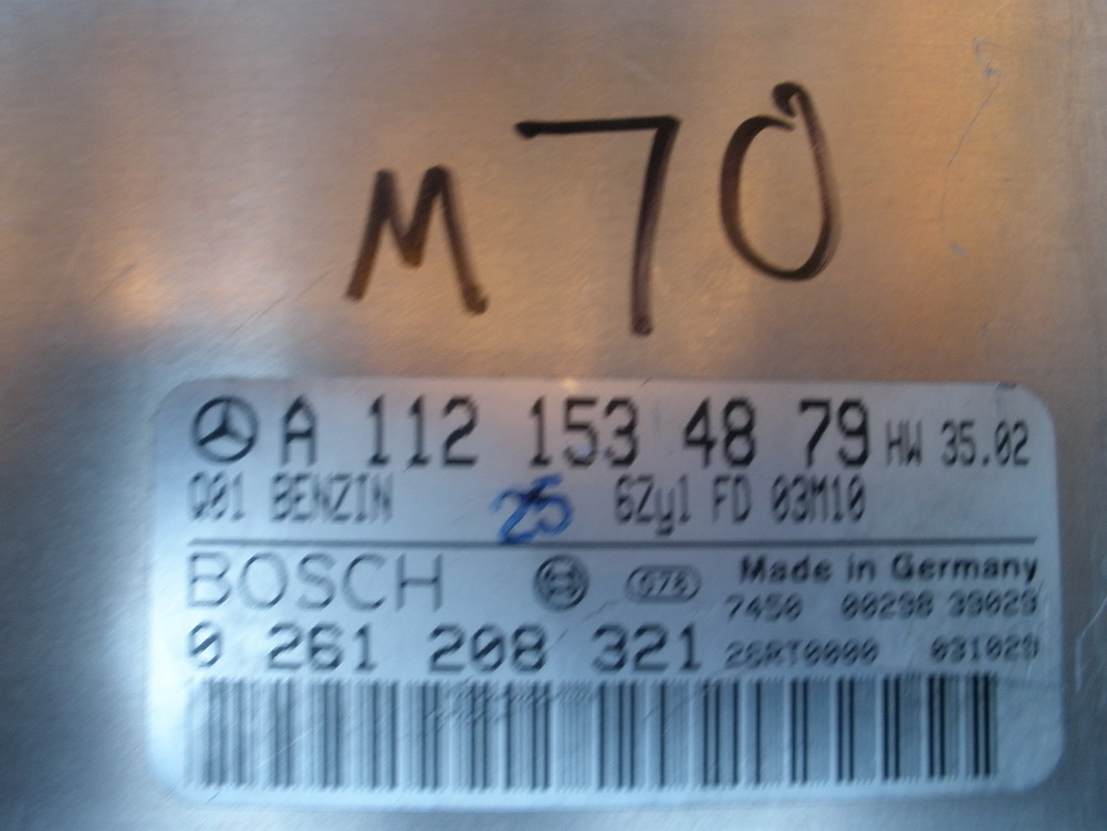 Mercedes Benz - ECU Computer - A1121534879: Used Auto Parts 