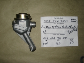 Mercedes Benz - S430 - S500 - Emission system - Shutoff Solenoid - 0021403660