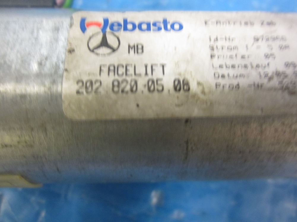 Mercedes Benz - Sun Roof sunroof Motor - 2028200508: Used Auto Parts ...