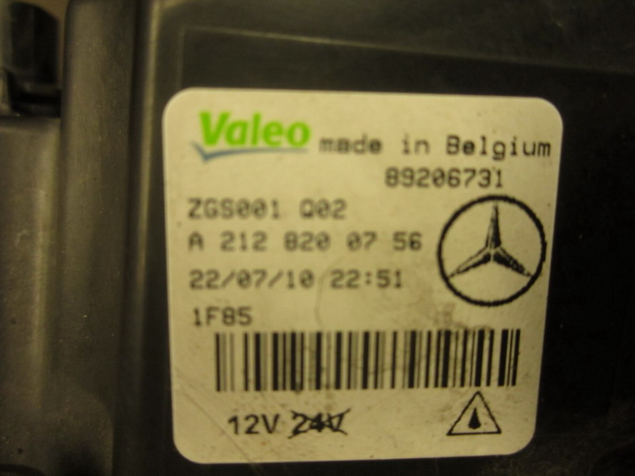 2128200756 Mercedes Benz - RUNNING LIGHT DYTIME RUNNING LIGHT - 2128200756: Used ...