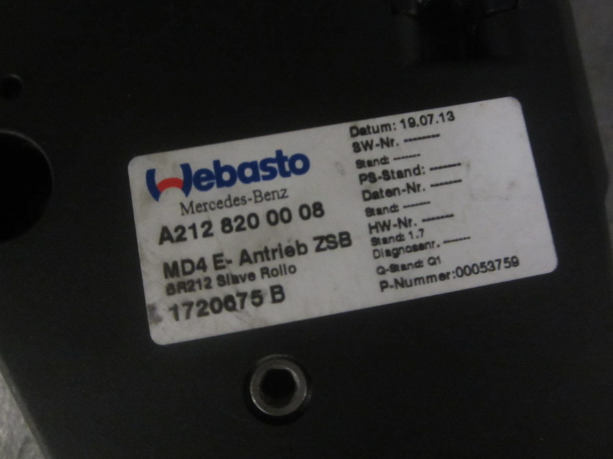 2012-2015 MERCEDES C350 COUPE OEM SUNROOF MOONROOF MOTOR 2128200008 ...